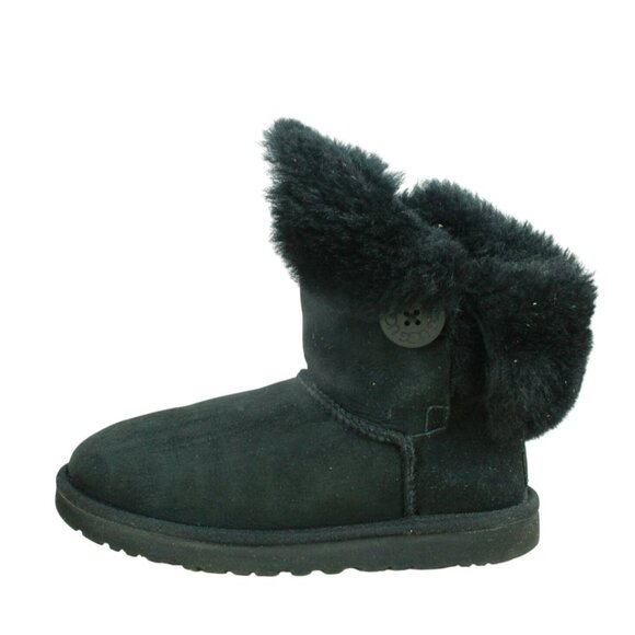 UGG Shoes S/N 5803 Bailey Button II Pull On Shearling Lined Suede Boots Size 7 - Picture 1 of 9